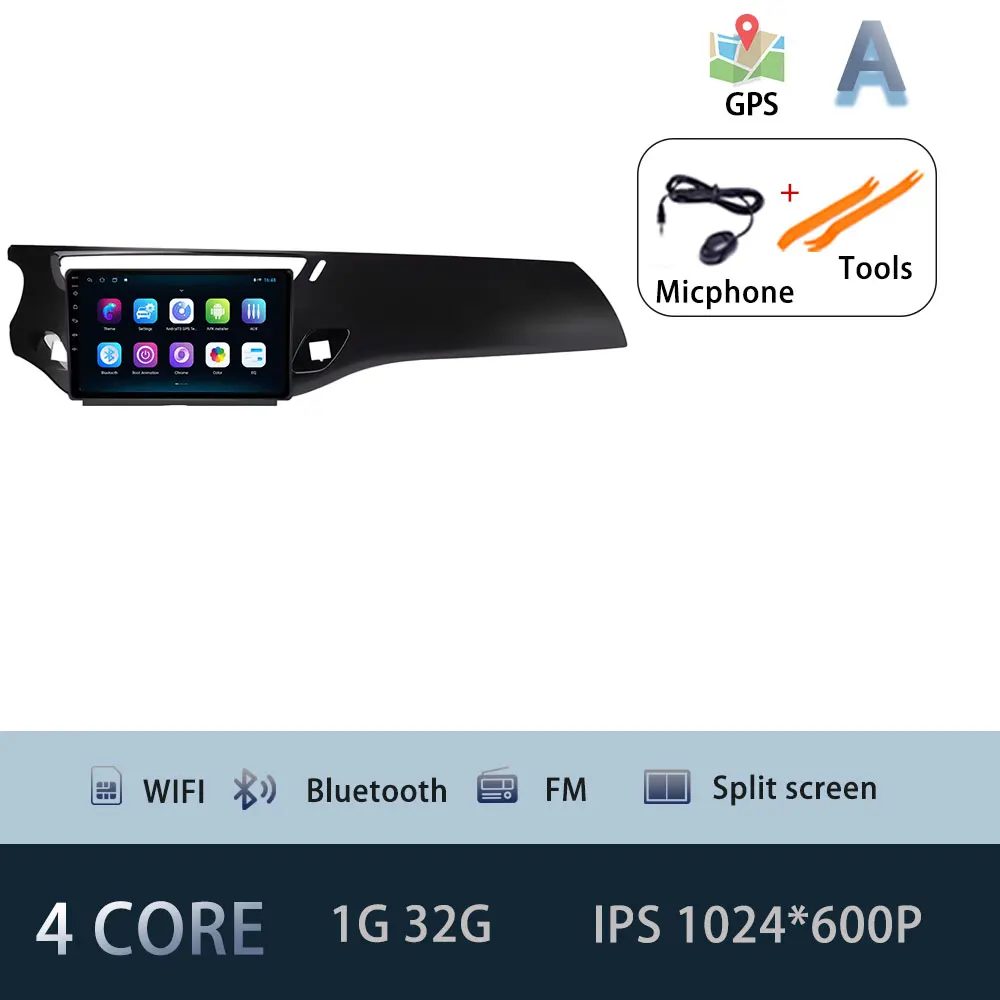 Android 15 Autoradio Voor Citroen C3 DS3 2010-2016 5G WIFI Head Unit Navigatie Autoradio DSP BT Draadloze Carplay Auto 4G