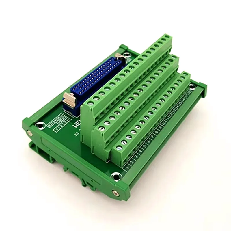 MR-50F DIN Rail Mount Interface Module Male Header Breakout Board I/O Terminal Block.