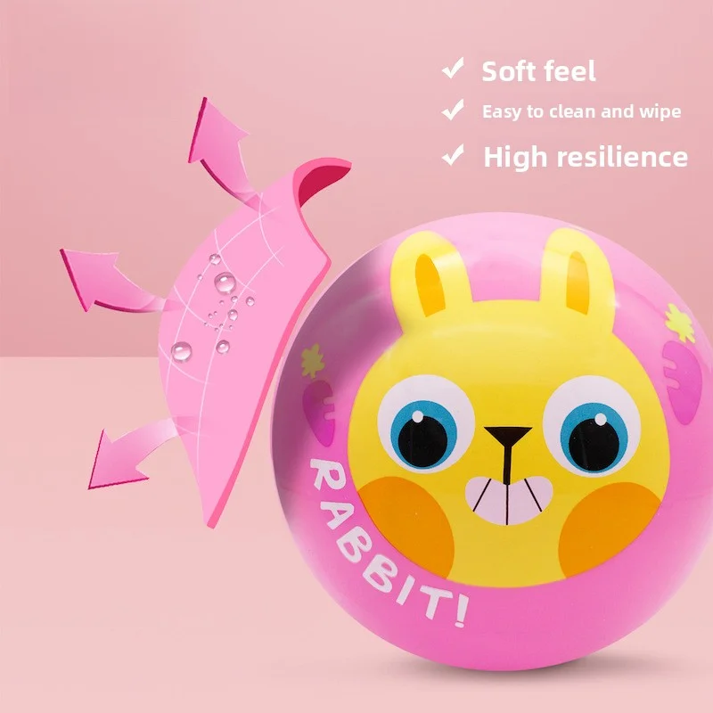 Patting Ball For Kindergarten Children Small Rubber Inflatable Sports PVC Toy Ball Safe Soft Baby Kids Play Ball Indoor Outdoor