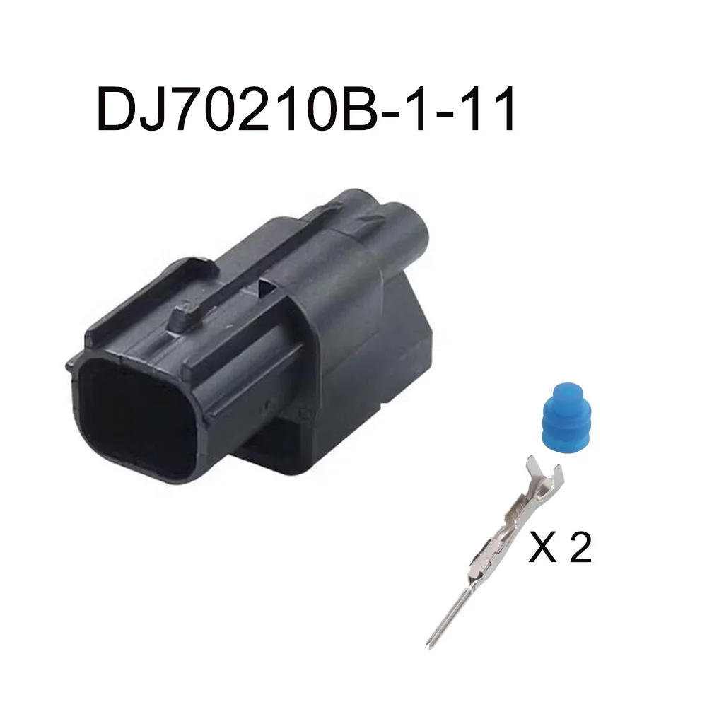 

200set DJ70210B-1-11 DJ70210B-1-21 automotive Waterproof connector 2 pin famale male cable Plug socket Includes terminal seal