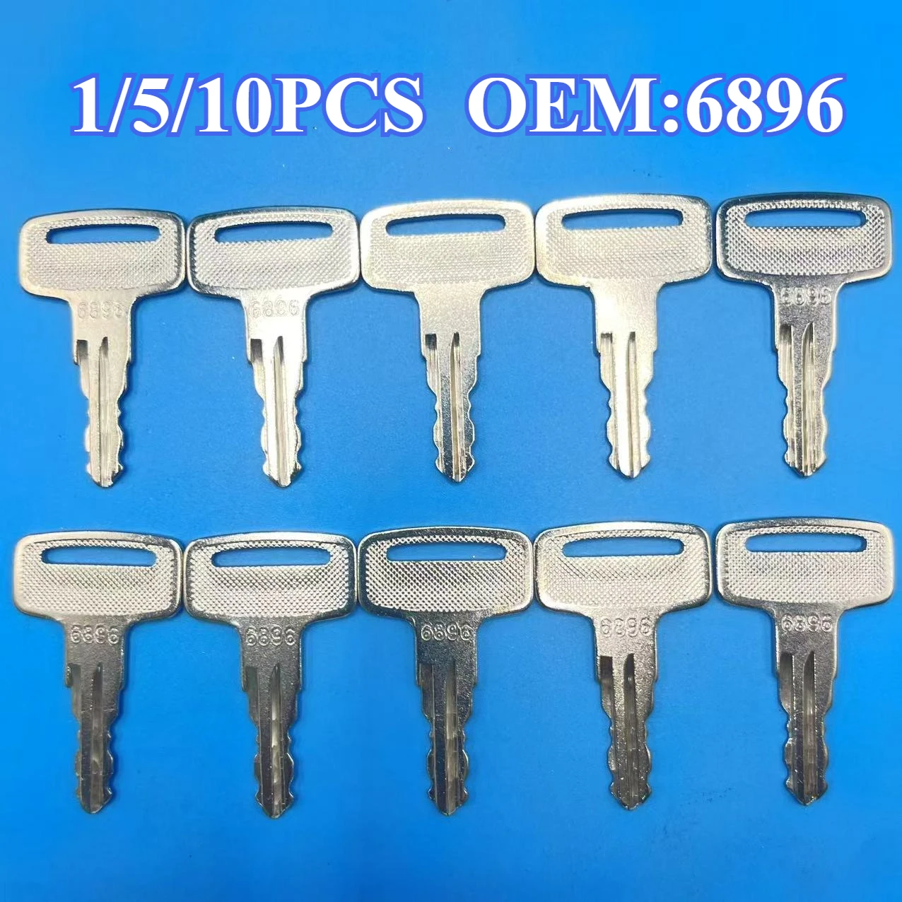 

1/5/10 шт. 6896 ключ зажигания для тяжелого оборудования Wacker Neuson Roller Landpride Zero Mwr160431
