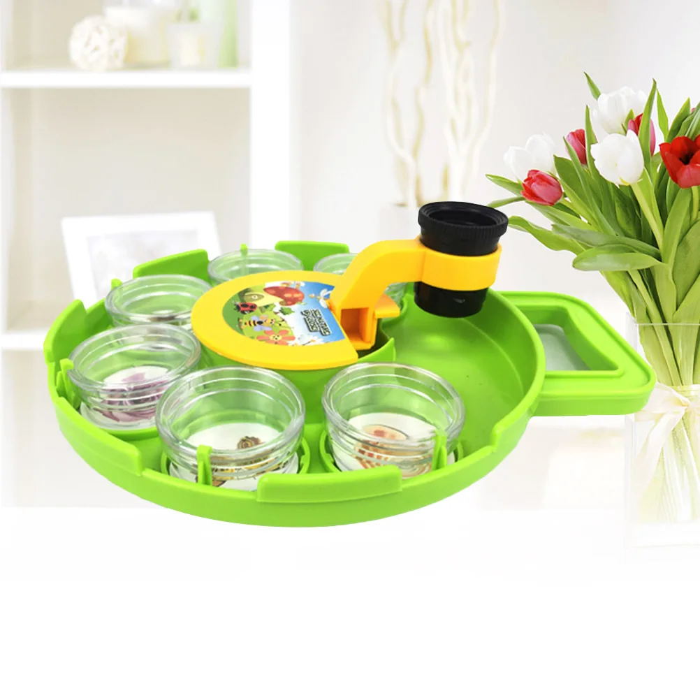 Lupa para niños, visor de plantas y insectos, microscopio, dispositivo educativo, herramienta de aprendizaje de ciencias y biología para exploración de la naturaleza