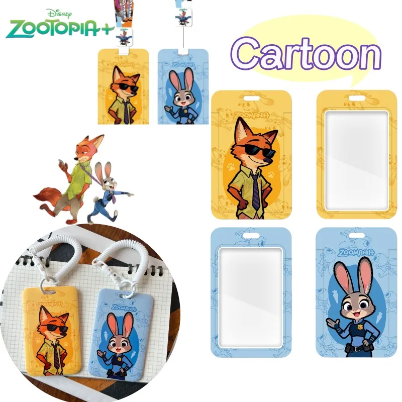 

Zootopia Disney Judy Nick креативный мультфильм аниме Высококачественный студенческий Kawaii держатель для карт кампуса ID Protector Защитная пленка для еды