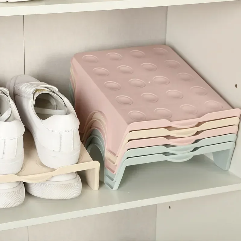 Practical Shoe Rack Plastic Shoe Racks Household Storage Shoes Save Space Shelf Shoes Support Integration Simple Space Economy