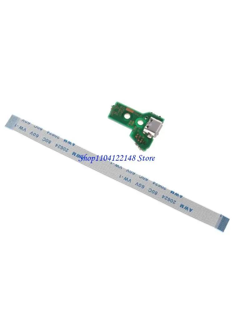 p9fa-jds-040-Плата-usb-порта-для-зарядки-для-контроллера-запасных-частей-с-12-контактным-гибким-ленточным-кабелем-питания-accs