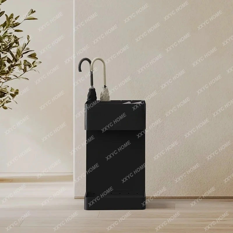 LCreative Umbrella Stand Stainless Steel Umbrella Bucket Home Commercial Restaurant Office Storage Rack Customization
