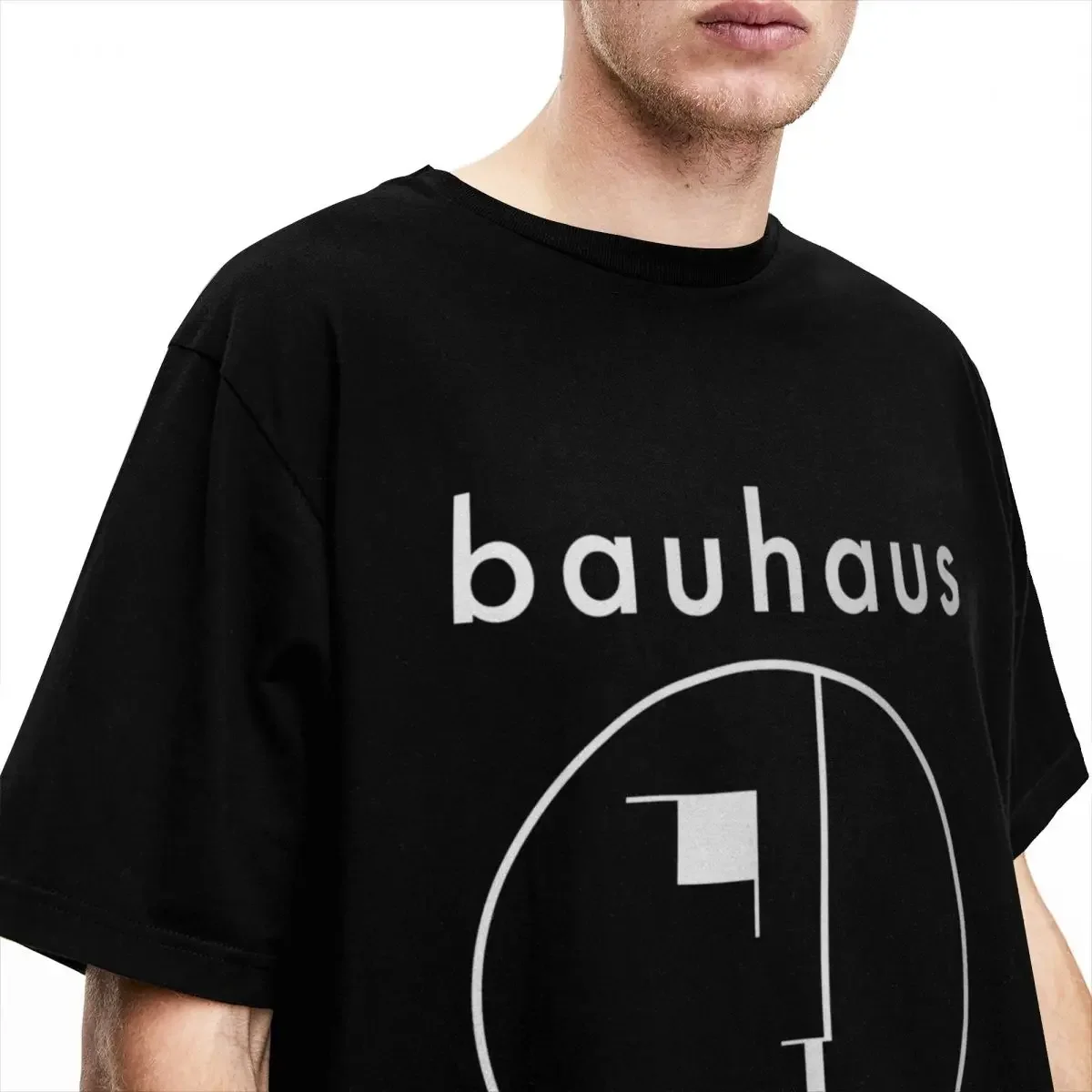 Men Women Music Punk Bauhaus Band T Shirt Accessories 100% Cotton Tops T-shirt Vintage Tee Shirt Printed