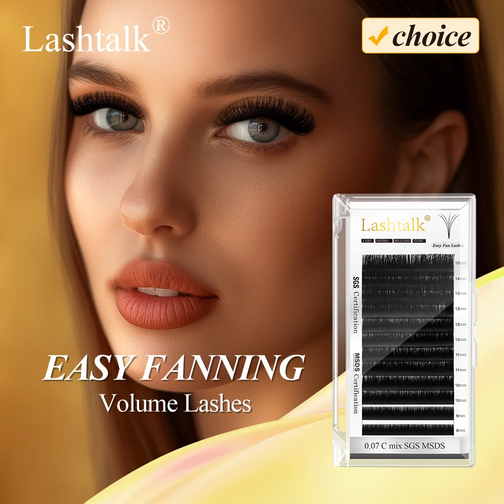 Lashtalk Easy Fanning Eyelash Extension Autofan From Nagaraku Bloom Flowering Pre-bonded Volume Makeup Fake Lashes Soft Natural