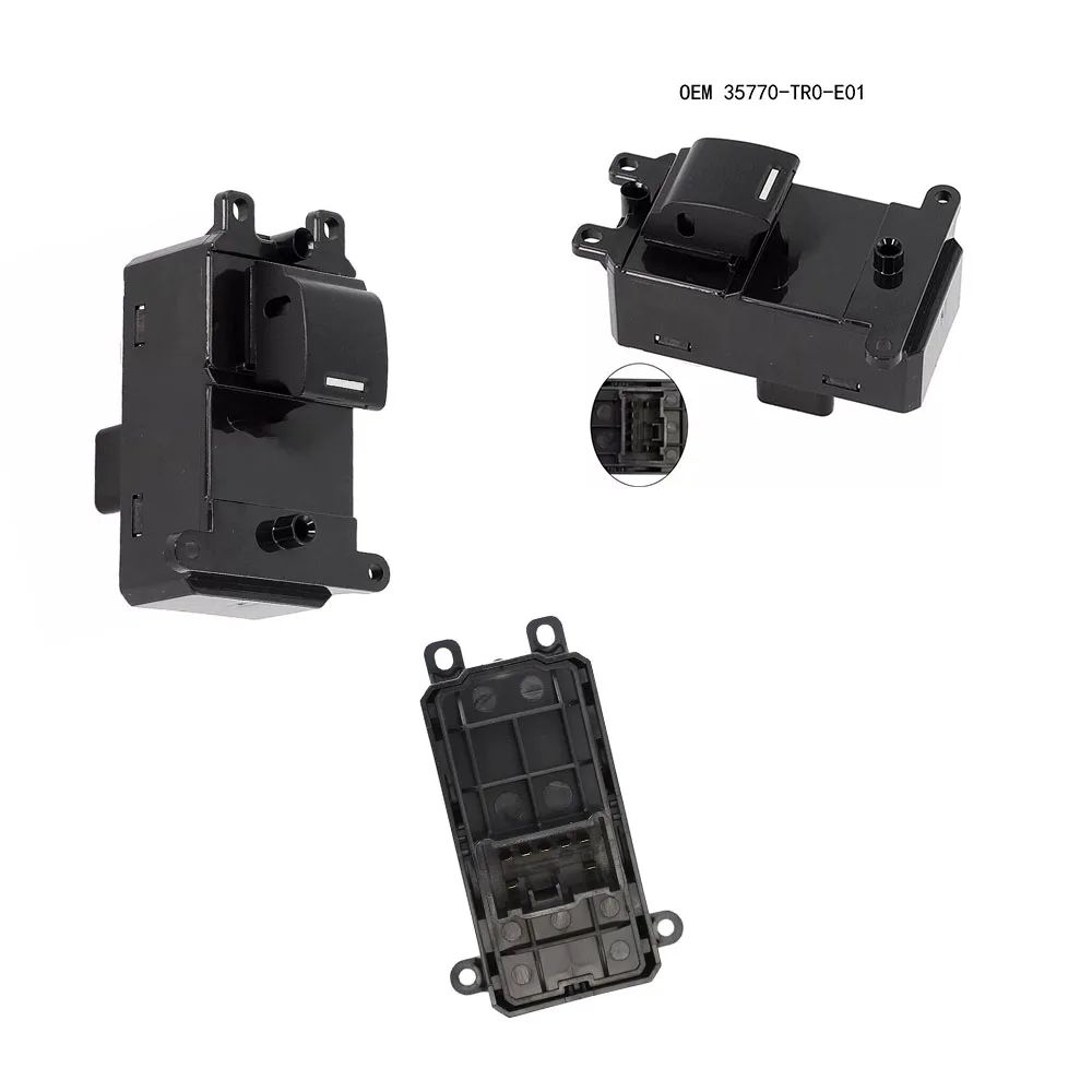 

Rear Electric Window Regulator Switch 35770-TR0-E01 Replacement Part For Honda CRV CR-V 2012-2016 /CIVIC 2012 - 2017