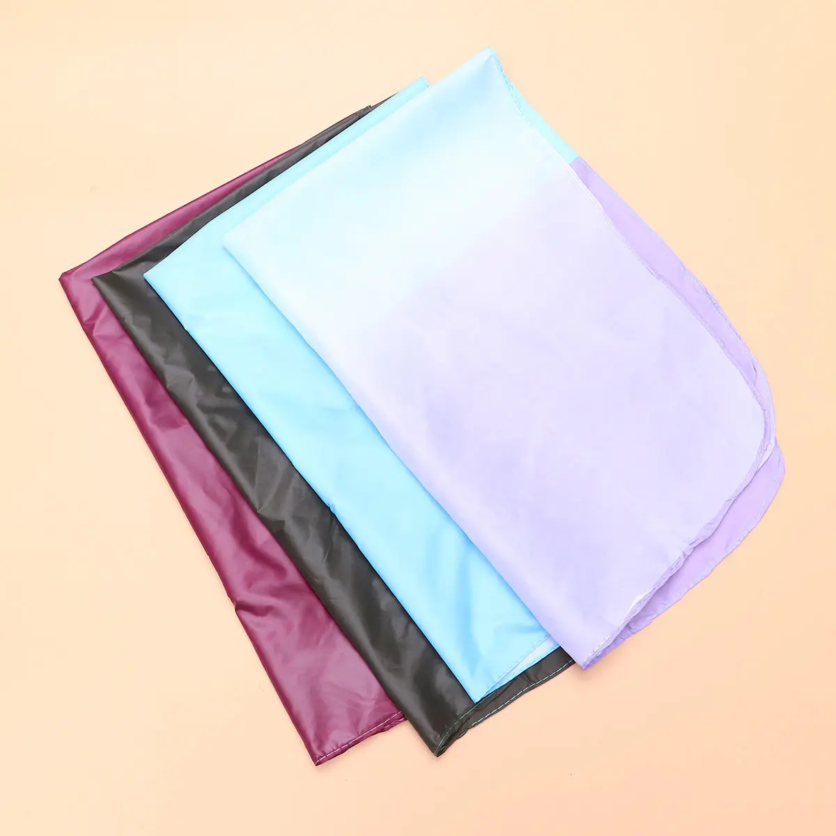 

4Pcs Kids Haircut Cape Foldable Haircut Apron Hair Salon Cloak Hair Styling Accessory for Children Protect Neck Clothes Floor