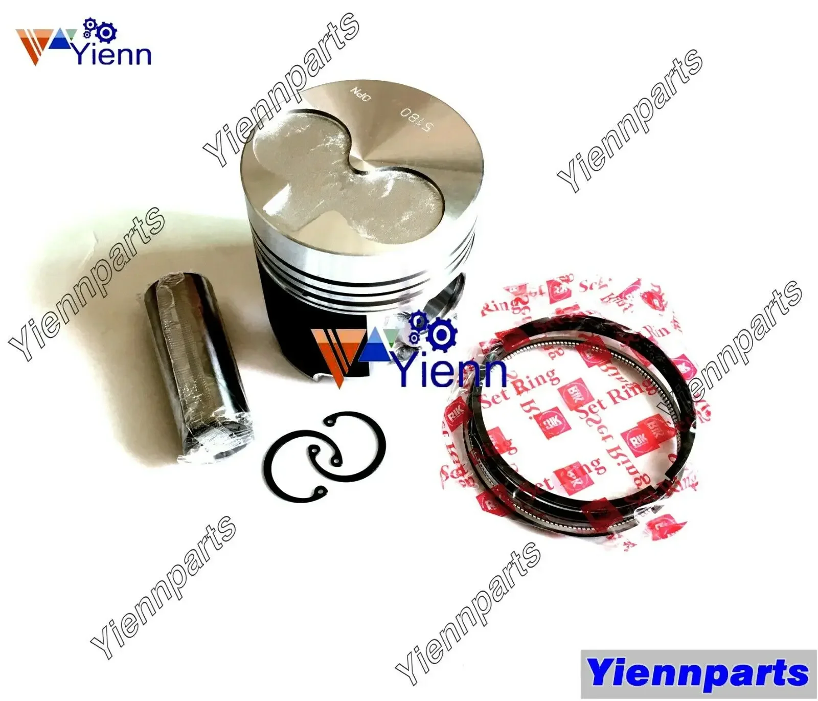 For Shibaura N844 N844L N844T N844LT-D N844L-D Piston With Ring Set Fit New Holland  Loader L170 LS170 LX665 L175 L218 Engine