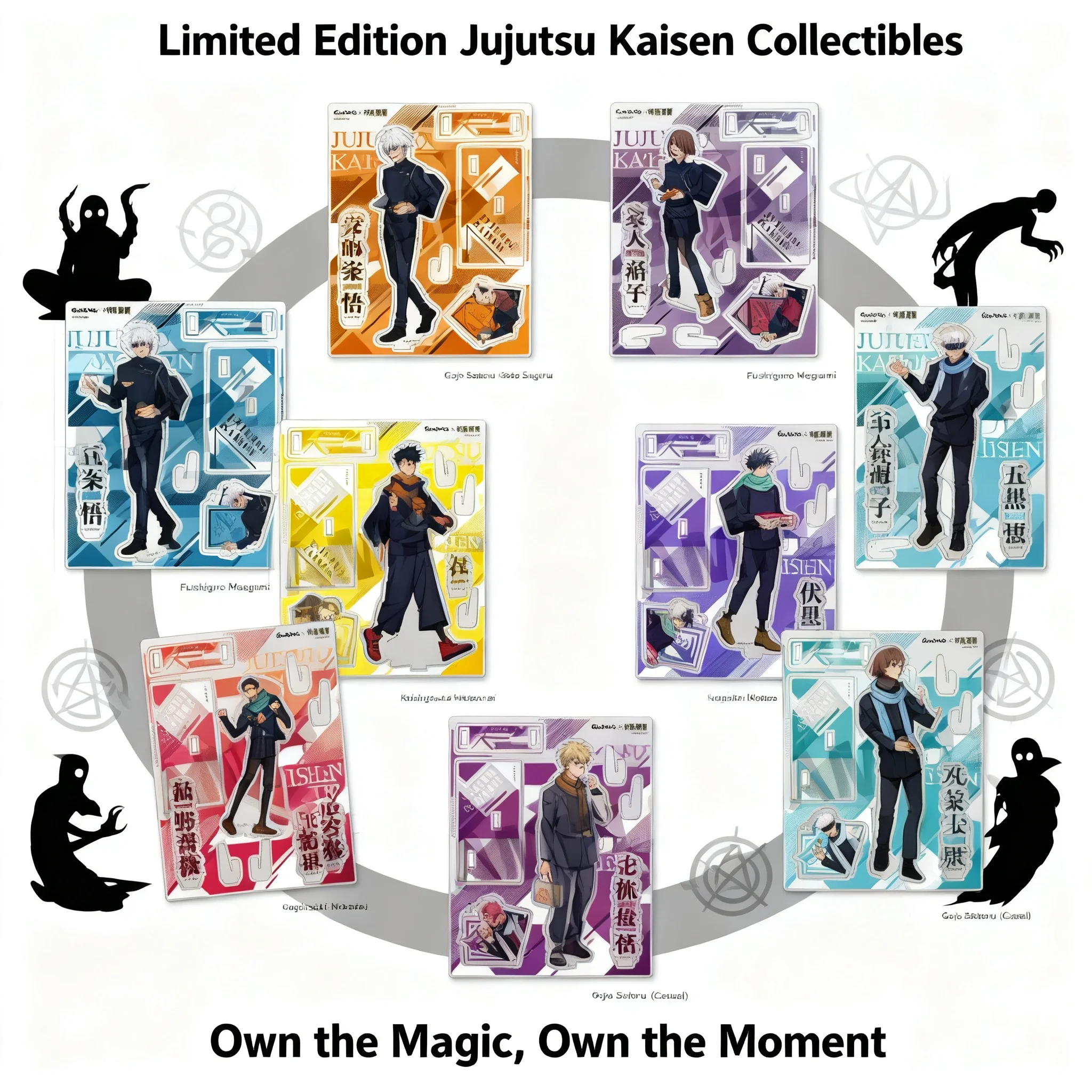 

Jujutsu Kaisen GINDACO Takoyaki 2024 Acrylic Stand Acrylic Keychain Set Anime Merchandise Collectible Gift for Fans