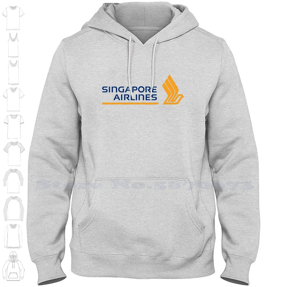 

Singapore Airlines Logo Unisex Clothing 100% Cotton Sweatshirt Printed Brand Logo Graphic Hoodie