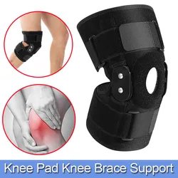 Adjustable Hinged Knee Brace Knee Support-Medical Pressurized Knee Brace Knee Support-For Meniscus Tear Patellar Tendon Support