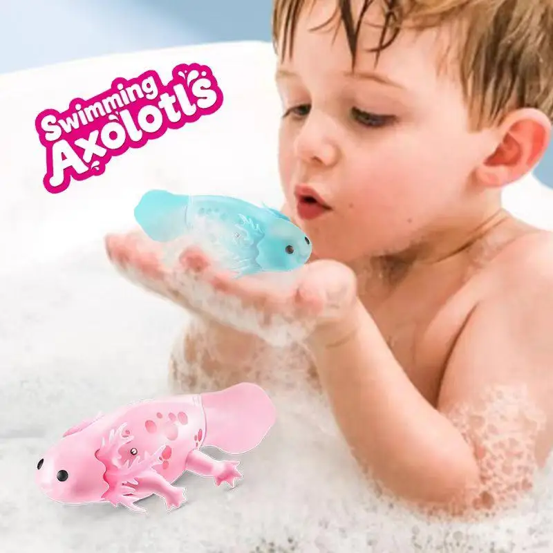 الأصلي Zuru Pet ISWIM ILIKE A Real AxoLoL! لعبة مياه محاكاة كهربائية لرياض الأطفال من Axolotls