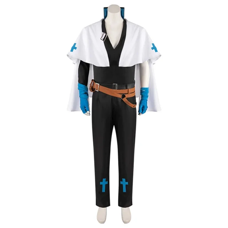 Guilty Gear Gear Ky Kiske Cosplay Costume Men Fancy Battle Suit Uniform Halloween Carnival Party Outfit Custom Made view 2