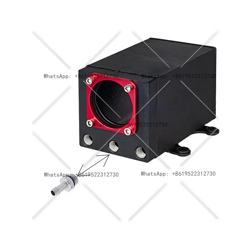 High-Quality 60mm External 044 Fuel Pump Racing Tank Black Billet Aluminum Oil Catch Can Single Fuel Pressure Regulator Tank OCT