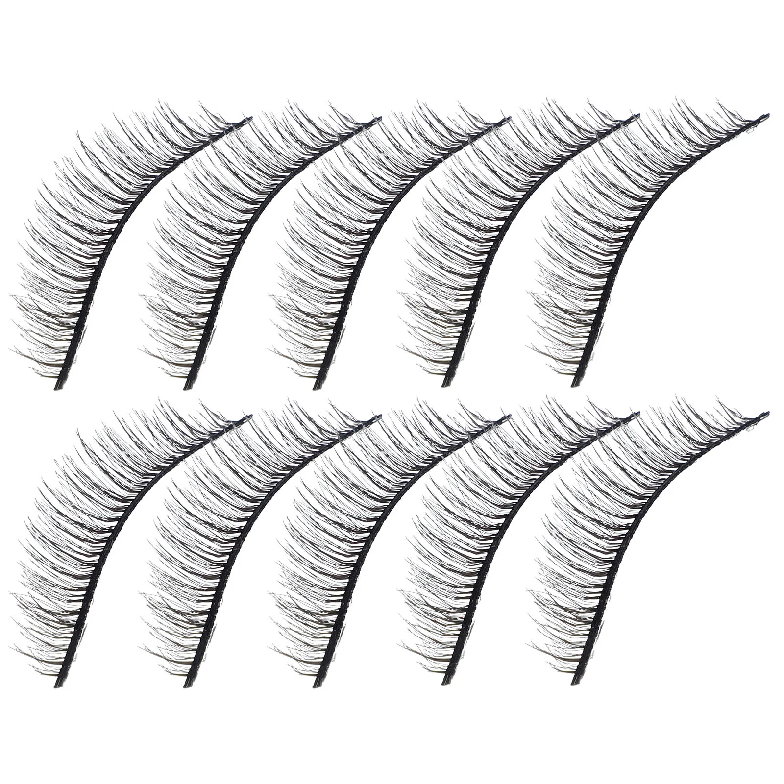 ขนตาปลอมธรรมชาติยาว ขนตาไฟเบอร์นุ่ม สำหรับงานแต่งงาน งานปาร์ตี้ แต่งหน้าในชีวิตประจำวัน อุปกรณ์ต่อขนตา