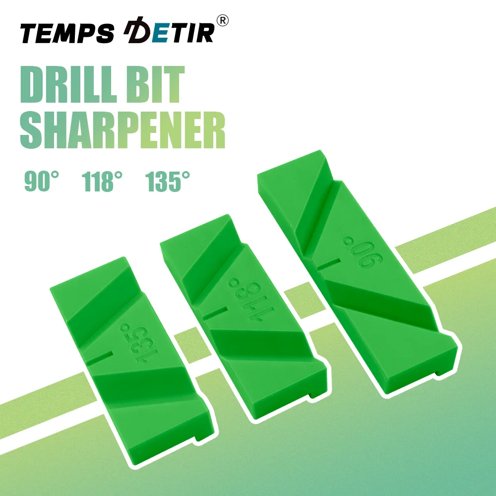90°/118°/135° Bohrerschärfer, tragbares Bohrerschleifwerkzeug, Winkelschleifer-Hilfswerkzeug, Doppelschleifer-Bohrerhalter
