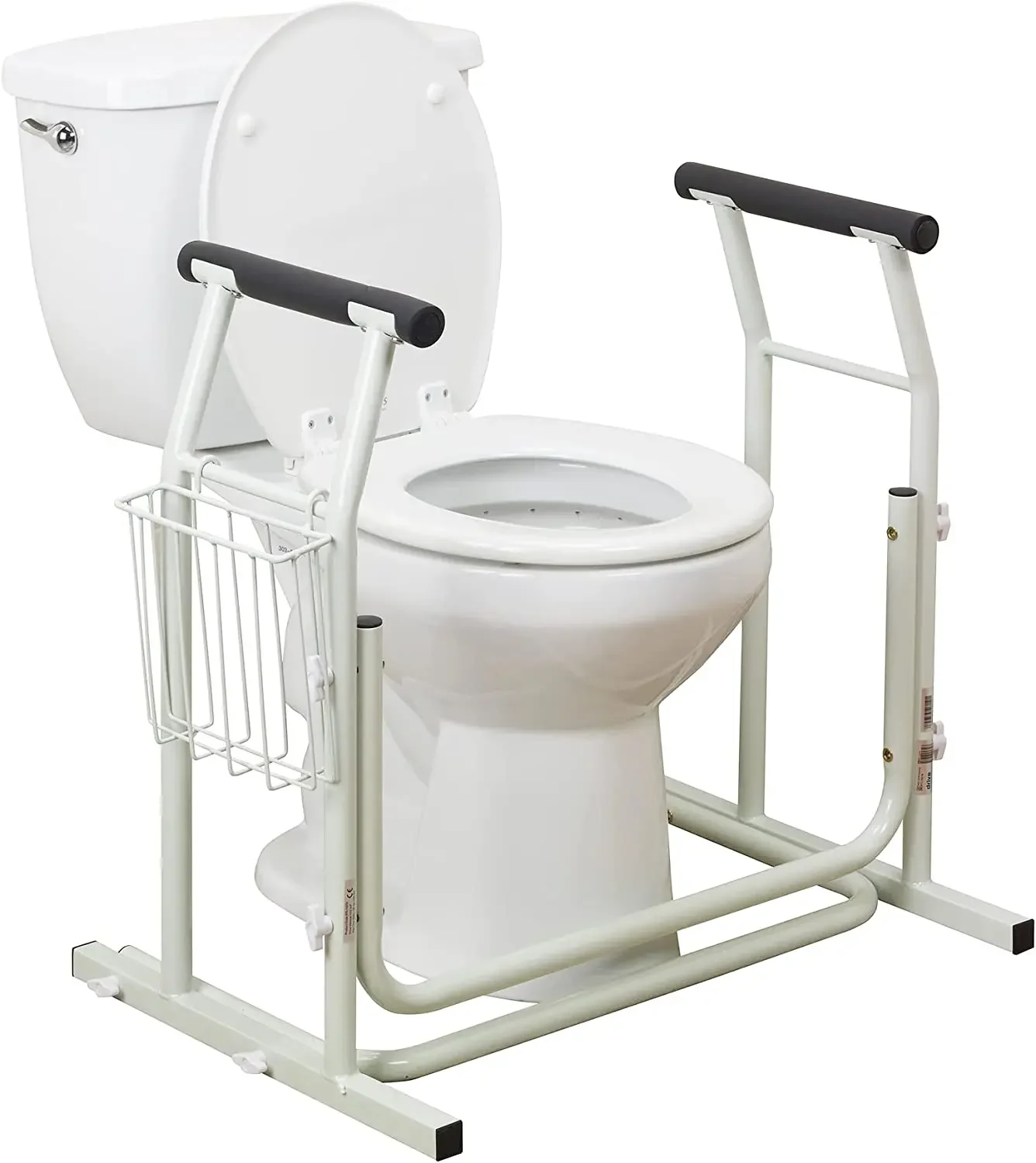 2026 Toilet Safety Rails - Toilet Arms For Elderly And Disabled, Fit For Most Toilet, Up To 350 Lbs, Adjustable Height & Width