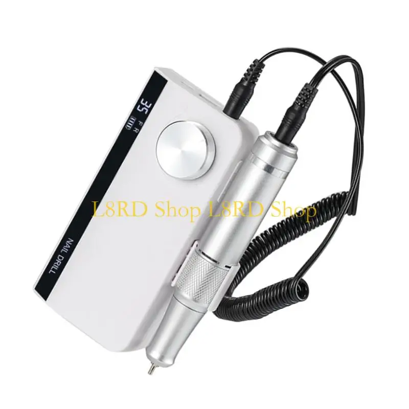 L8RD perceuse à ongles professionnelle 35000 tr/min lime à ongles électrique sans fil e-file