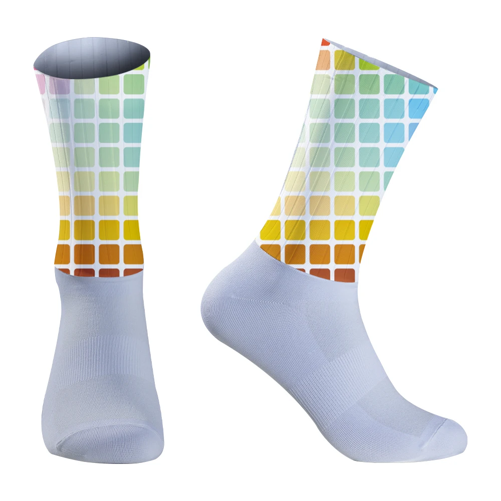 ﻿Radsport Sport Aero Socken Silikon rutsch feste Fahrrads ocken neue Sommer coole Socken