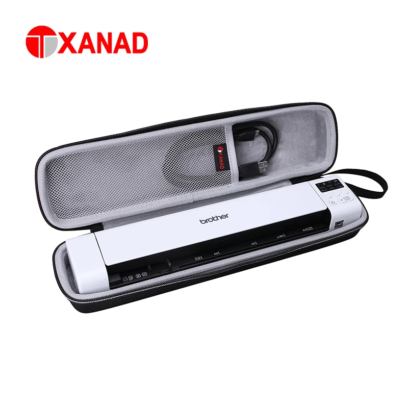 XANAD Hard Case for Brother DS-940DW/DS-740D/DS-640 Compact Mobile Document Scanner Protective Carrying Storage Bag