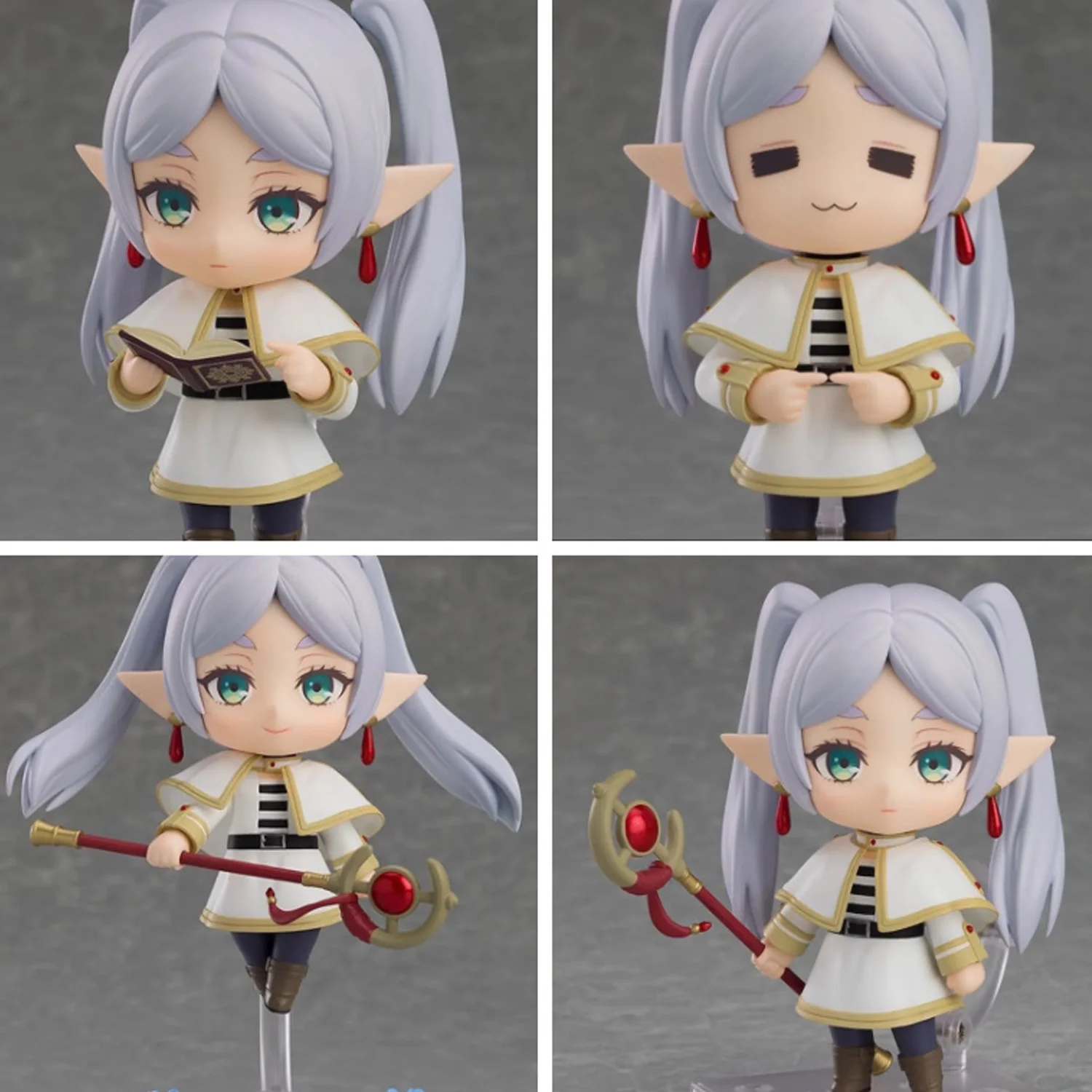 

10cm GSC Frieren Journey's End Nendoroid Frieren Fern Poseable Face Plates Figure Anime Collectible Model Toy For Children Gift