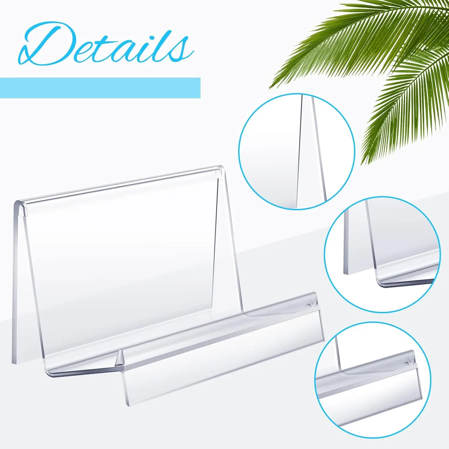 3 Pcs Purse Display Stand Clear Acrylic Wallet Display Stand Purse Holder Handbag Organizer For Bag Phone Cards Store