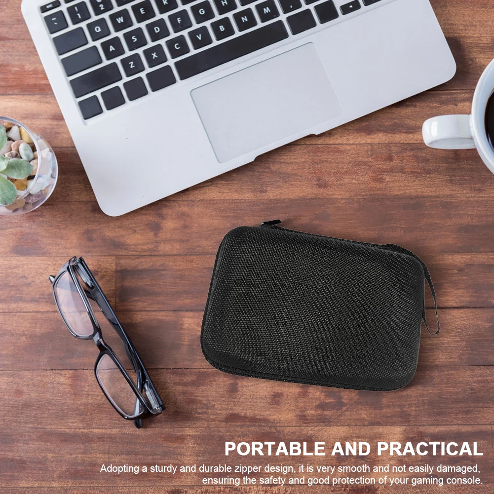 Shockproof Travel Storage Case for K36 R36S R35S Handheld Game Console with Mesh Pocket and Wrist Strap