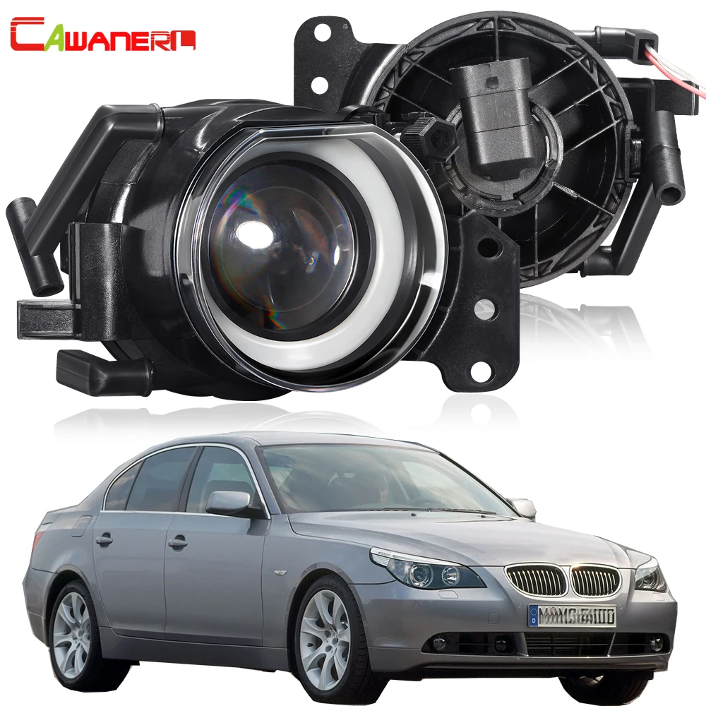 

2 X 30W Car Front Bumper Angel Eye Fog Light Assembly For BMW 550i Sedan 2006 2007 LED COB Canbus Fog Daytime Running Lamp DRL