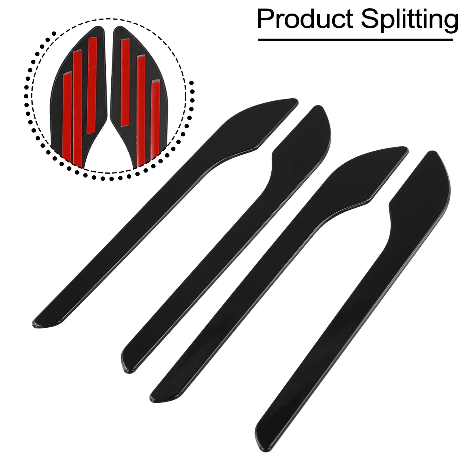 

Автомобильные аксессуары улучшают наклейки на дверные ручки, комплект отделки из АБС-пластика, набор из 4 предметов, сверление не требуется для TESLA Model Y