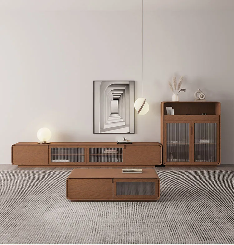 #New Model TV Stand for Living Room Furniture with Solid Wood Design Is Selling Well.
