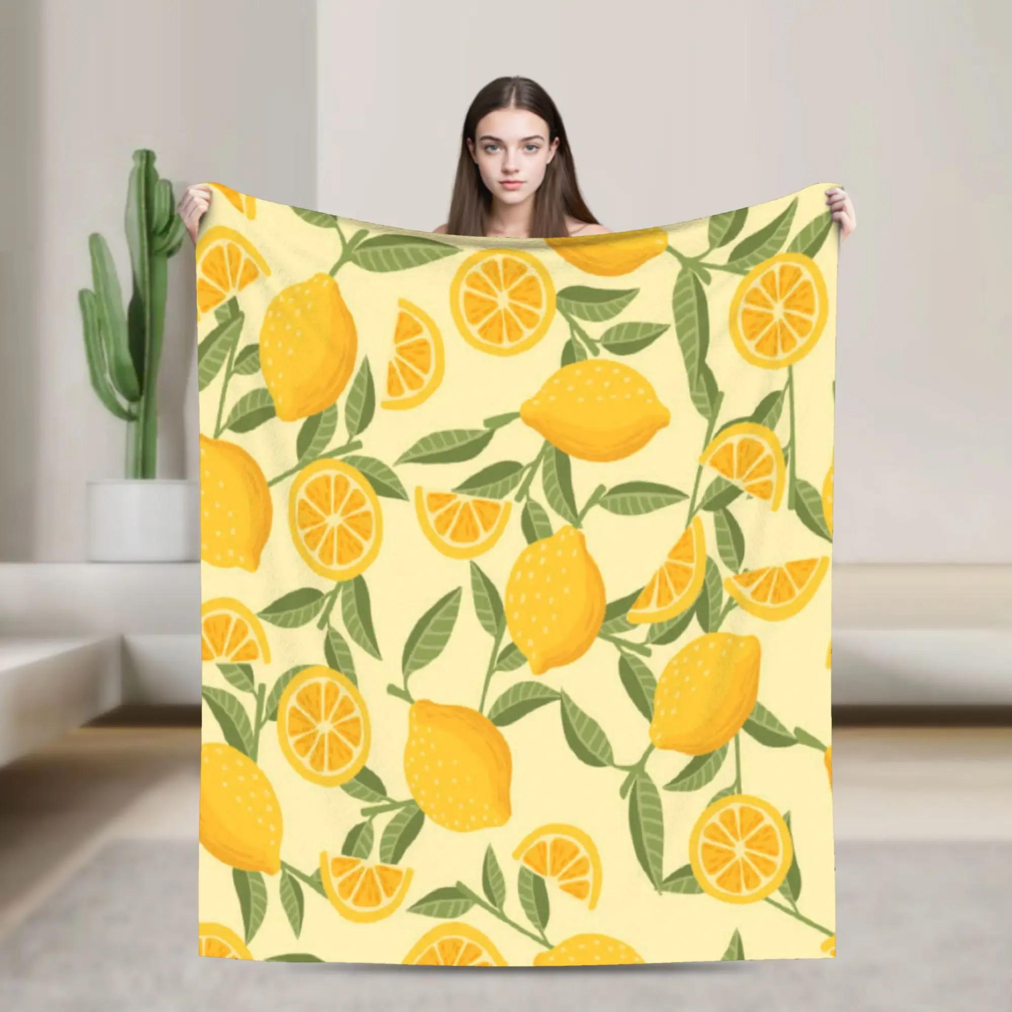 Cute Fruit Vegetable Blanket Quality Warm Soft  Throw Blanket Winter Children Couch Chair Fluffy Bedspread