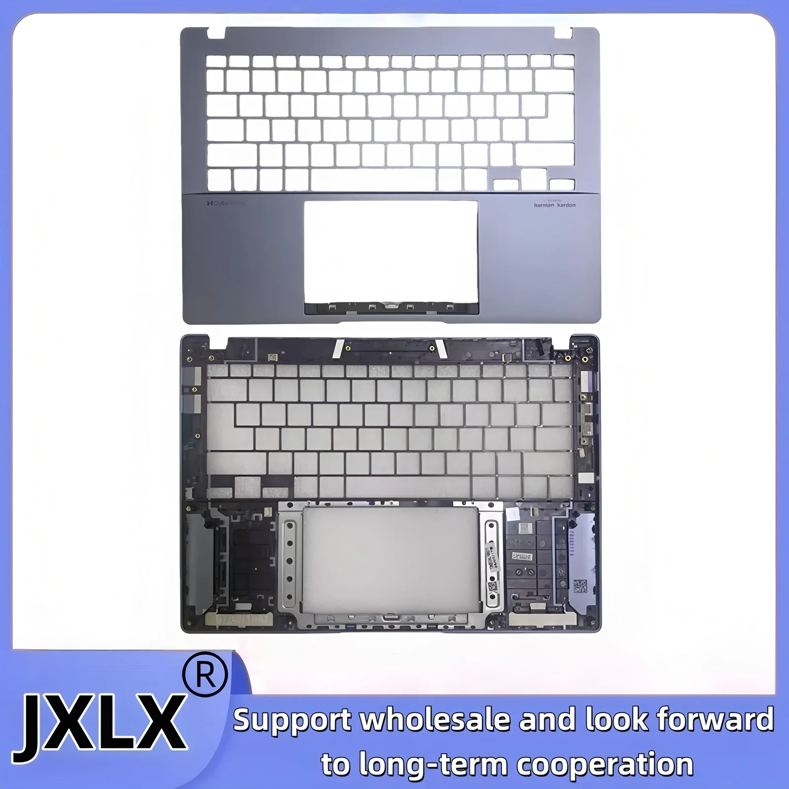 JXLX ® جديد لأجهزة الكمبيوتر المحمول ASUS Vivobook S14 OLED M5406 S5406 LCD الغطاء الخلفي الغطاء العلوي/غطاء Palmrest/غطاء القاعدة السفلية #3