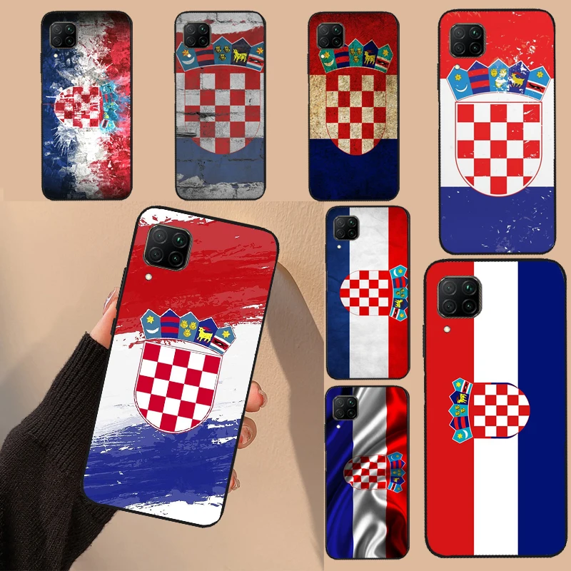 Croatia Flag Case For Huawei Nova 10 9 SE 3i 7i 8i 11i 5T Y60 Y70 Y90 P20 P40 P30 Lite P60 Pro P Smart Z