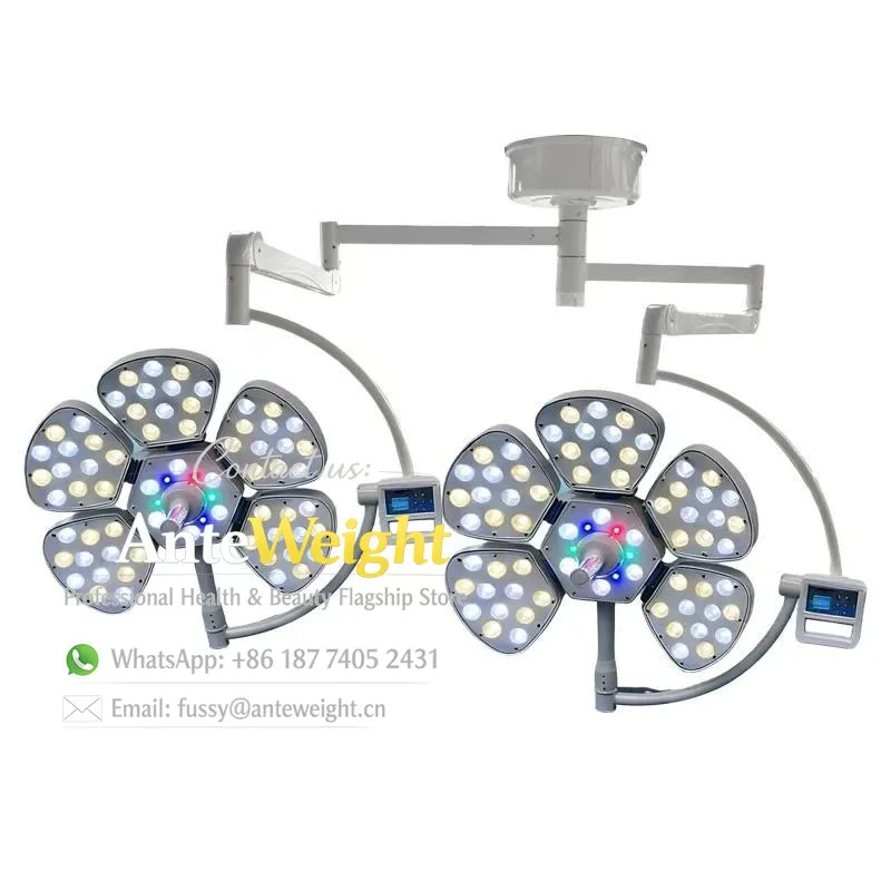 5-Petal LED Surgical Shadowless Lamp, Ceiling/Wall Mounted Adjustable Medical Light | Portable Operating Light for Hospital 2026