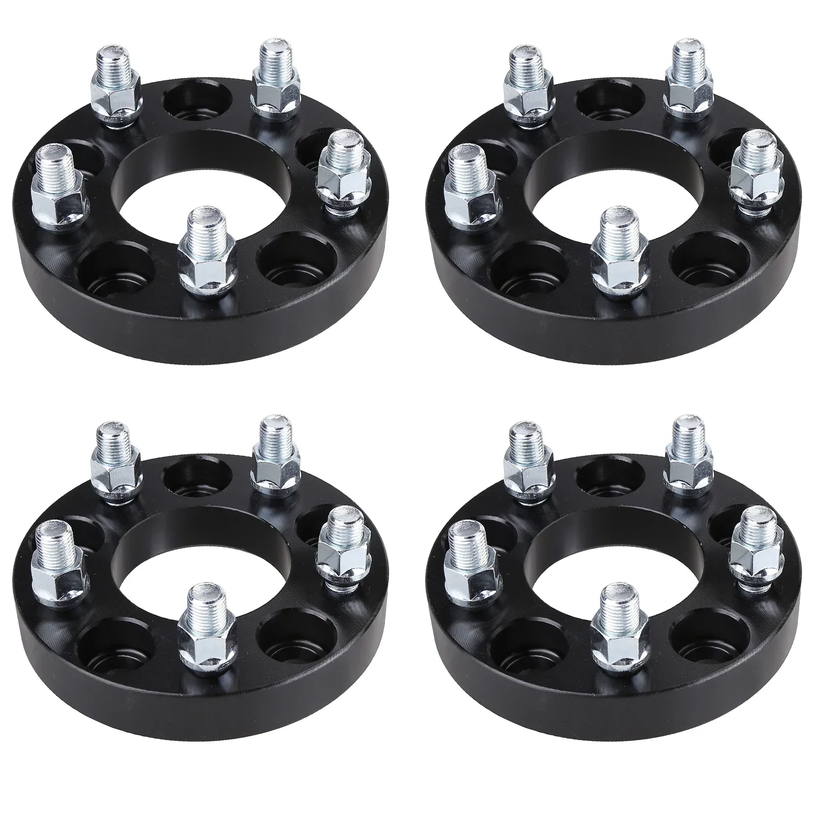 

4Pcs 1inch 5x4.5inch Flange Hubcentric Wheel Spacers with M14x1.5 Studs 71.5mm Bore for Dodge Charger SRT SRX Challenger