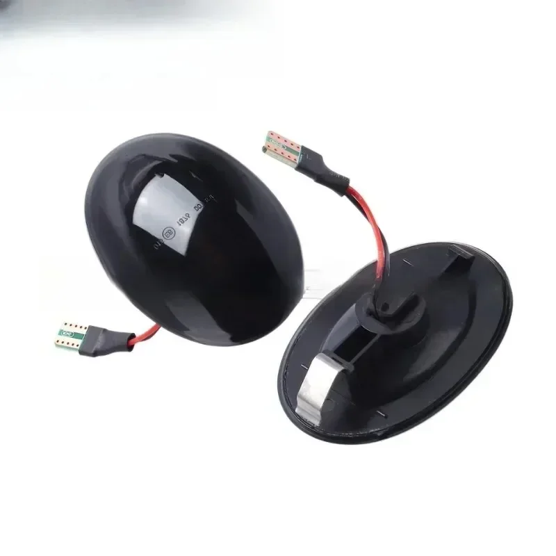 For Mini Cooper R50 R52 R53 Good Uiz For Side Marker Repeater Signal Light Smoked Lens Dynamic Amber LED Lamps