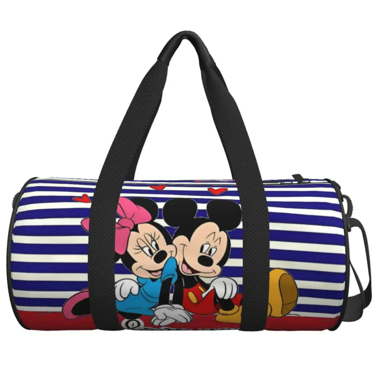 

Travel Bag Minnie Mouse Gym Bag Oxford Sports Bags Large Capacity Casual Custom Handbag Retro Fitness Bag For Male Female