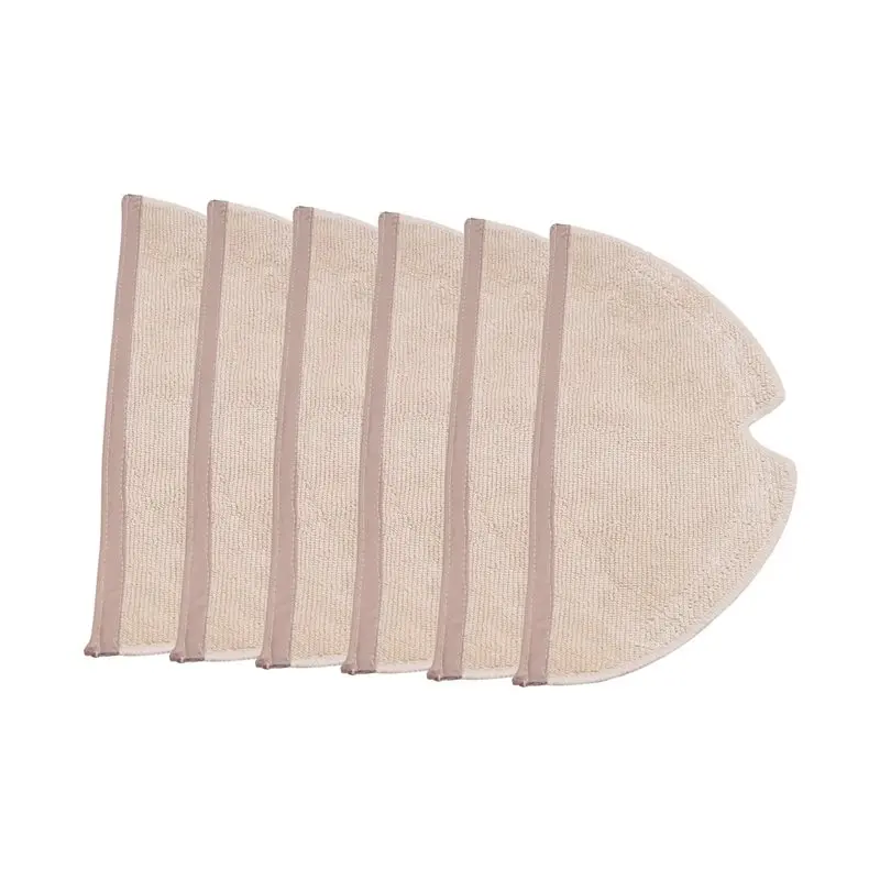 

YWDZ-6Pcs Mop Cloths Replacement For Xiaomi Roborock S5 Max S6 Pure S6 Max S5 S51 S50 S55 E25 E35 Robot Vacuum Cleaner Parts