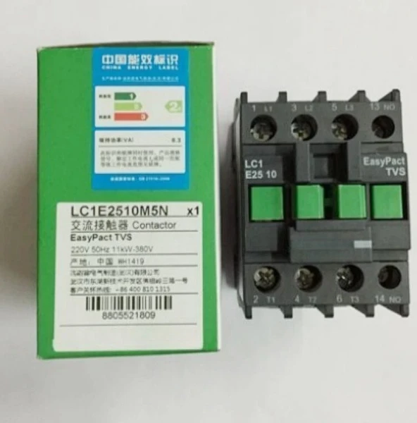 

Новый оригинальный контактор переменного тока LC1E2510M5N LC1E2510 LC1N2510M5N AC220V. Ускоренная доставка.