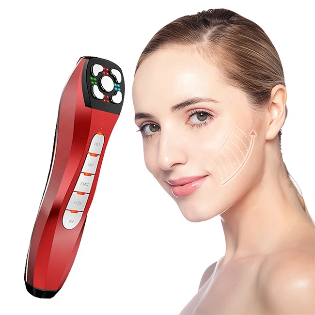 New Arrival Mini RF EMS Face Lifting Machine EMS LED Photon Rejuvenation Beauty Instrument Home Use