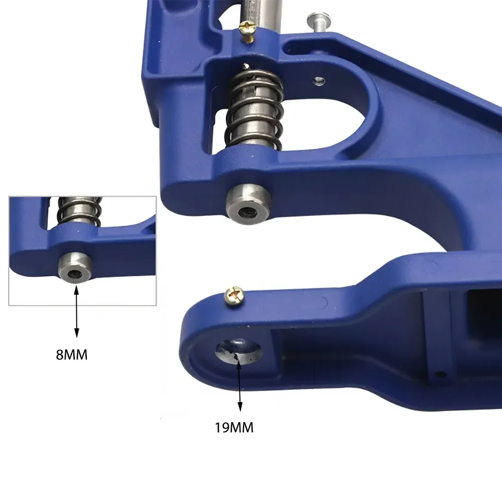 Baver Manual Button Installation Machine Mute Stamping Snap Rivets Eyelet Mold Tool Leather craft handmade DIY