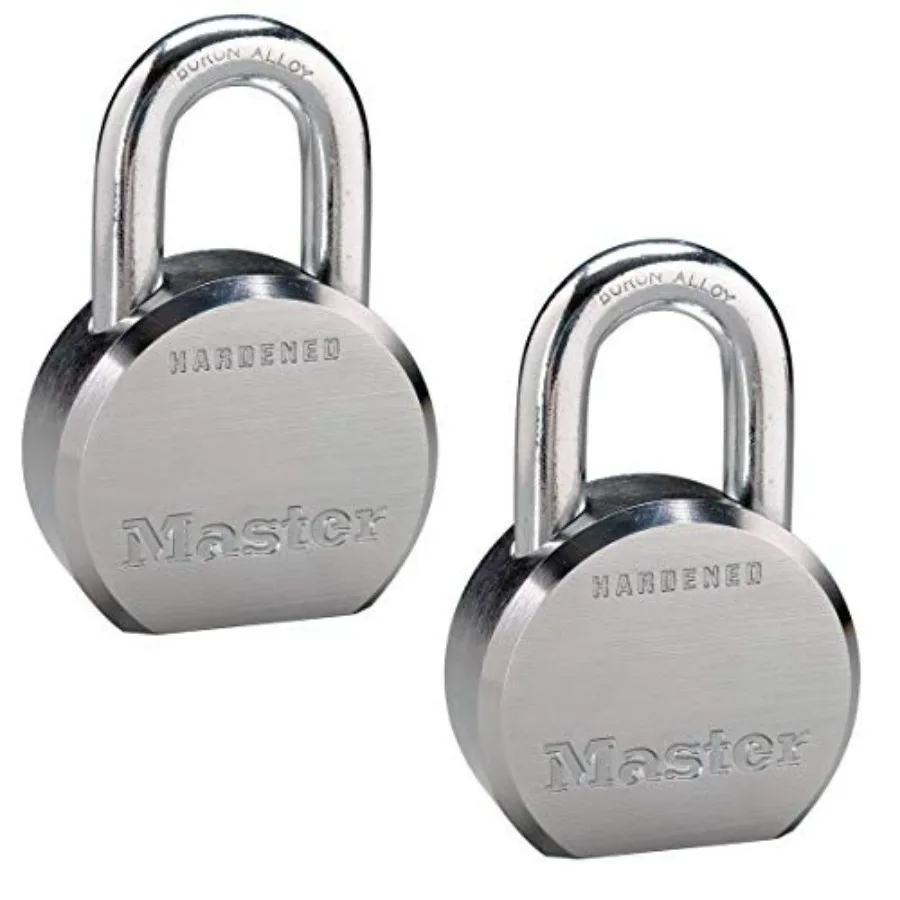 

High Security Pro Series Keyed Alike Padlocks w/4 Keys 6230NKA-2 with BumpStop Technology in Black for Maximum Security Applica