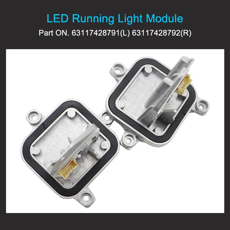 1 PCS 63117428791 / 792 LED DRL Light Module for BMW X1 F48 F49 Headlight LED Module Part No.63117428791 L 63117428792 R