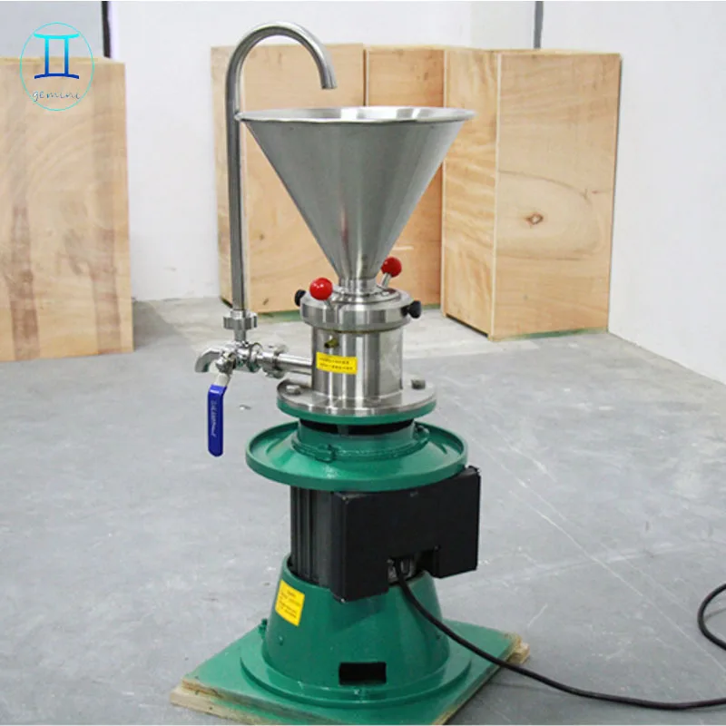 Stainless Steel Colloid Mill Tiger Cashew Nut Processing Maker Equipment Palm Milk Butter Making Machine