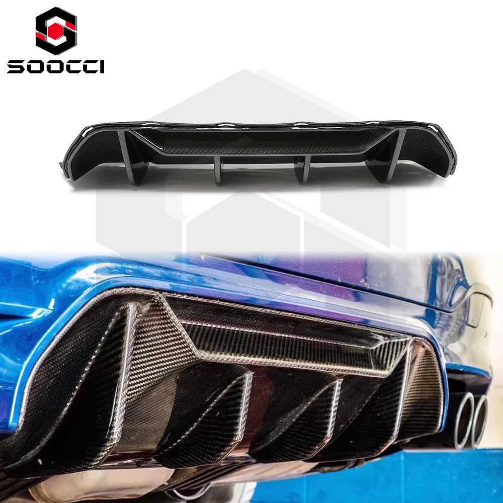 

MP Style Dry Carbon Fiber M5 Rear Diffuser for BMW F90 M5 LCI Rear Bumper Trim Lip Diffuser Splitter Spoiler Upgrade Body Kits