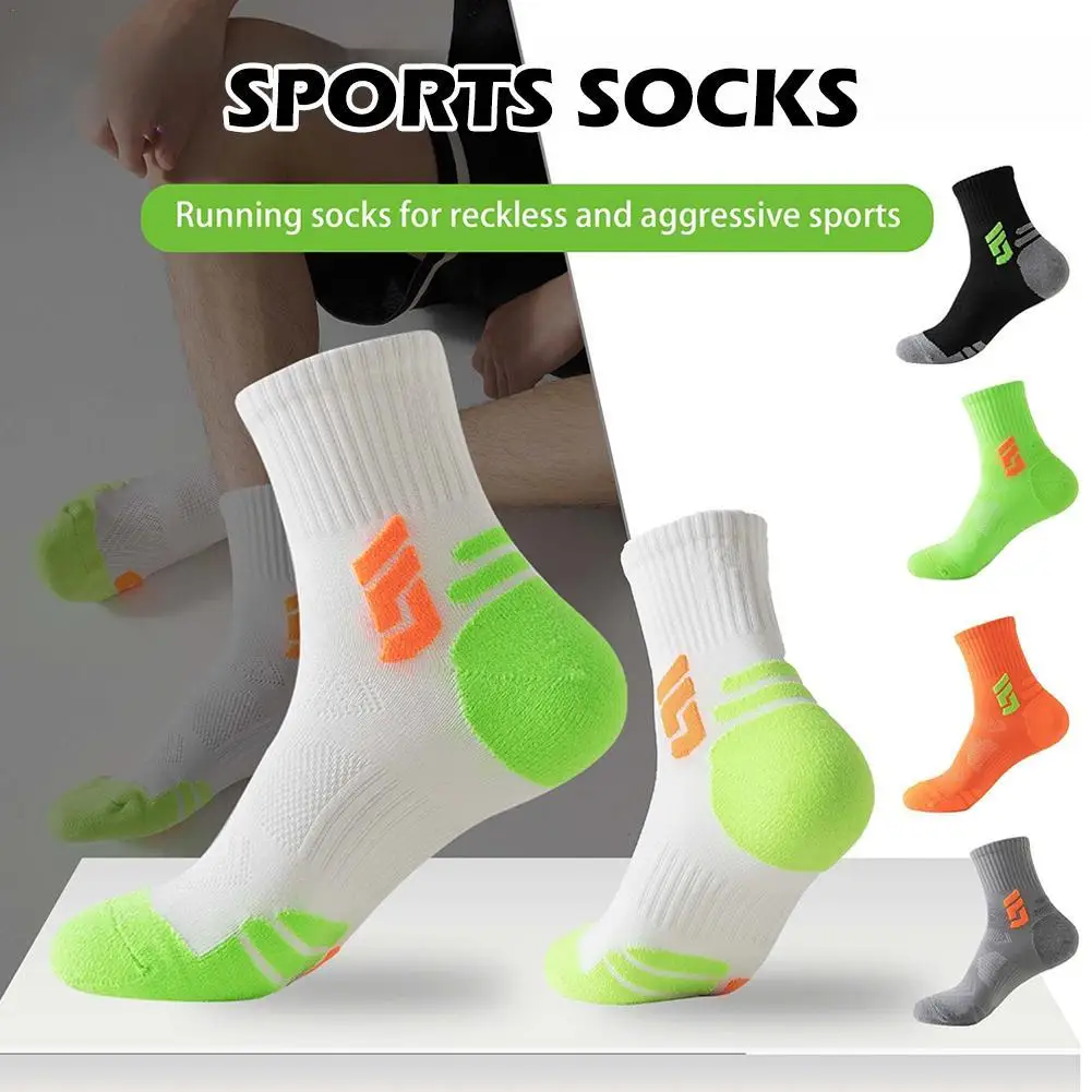 

Профессиональные носки для бега, впитывающие пот, нескользящие спортивные носки для фитнеса, дышащие походные спортивные тренировочные носки