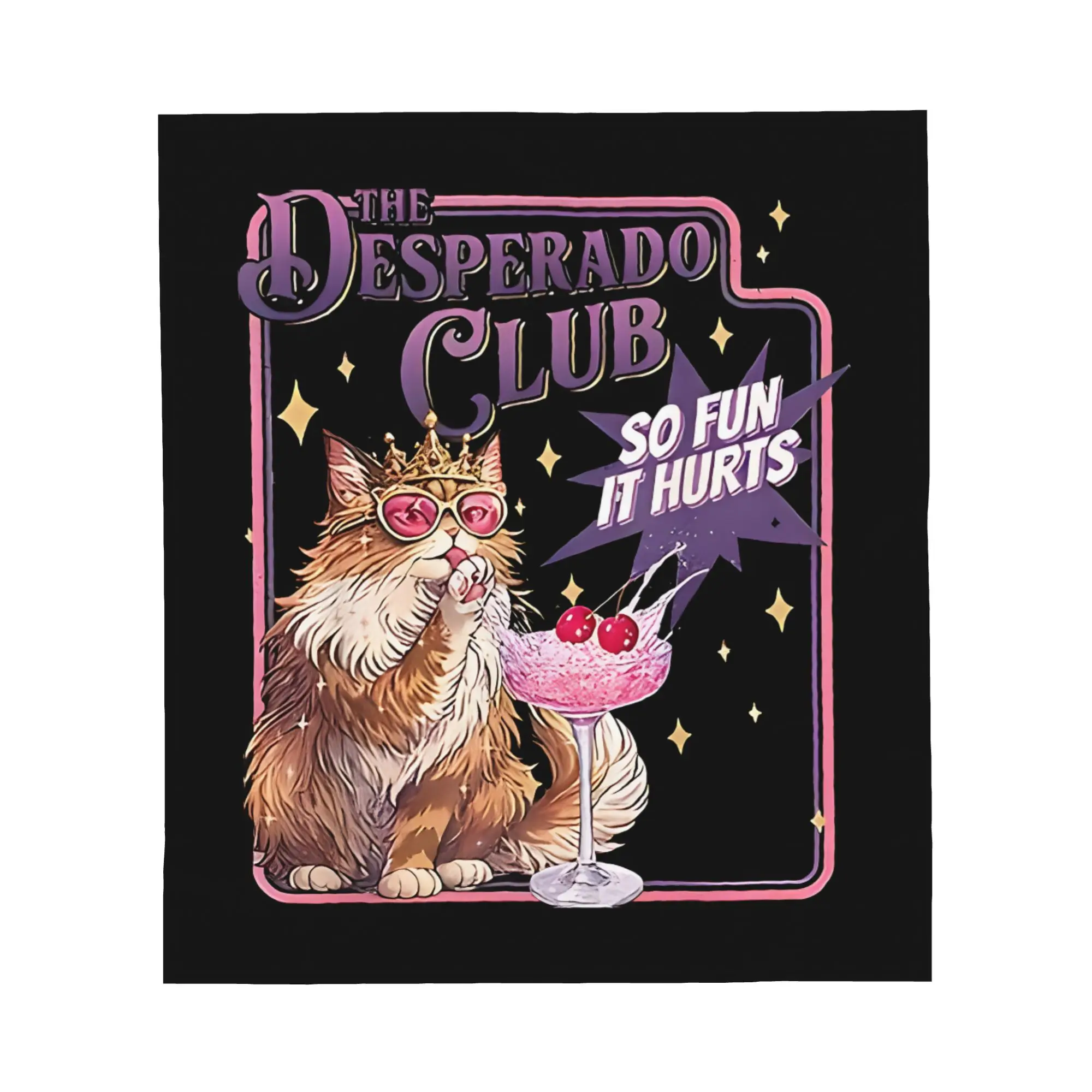 1PC The Desperado Club Princess Donut Blanket Throw Blanket Novelty Warm Blanket All Season Gift